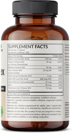 Futurebiotics Vitamin B Complex with Vitamin C - 200 Cápsulas Vegetarianas