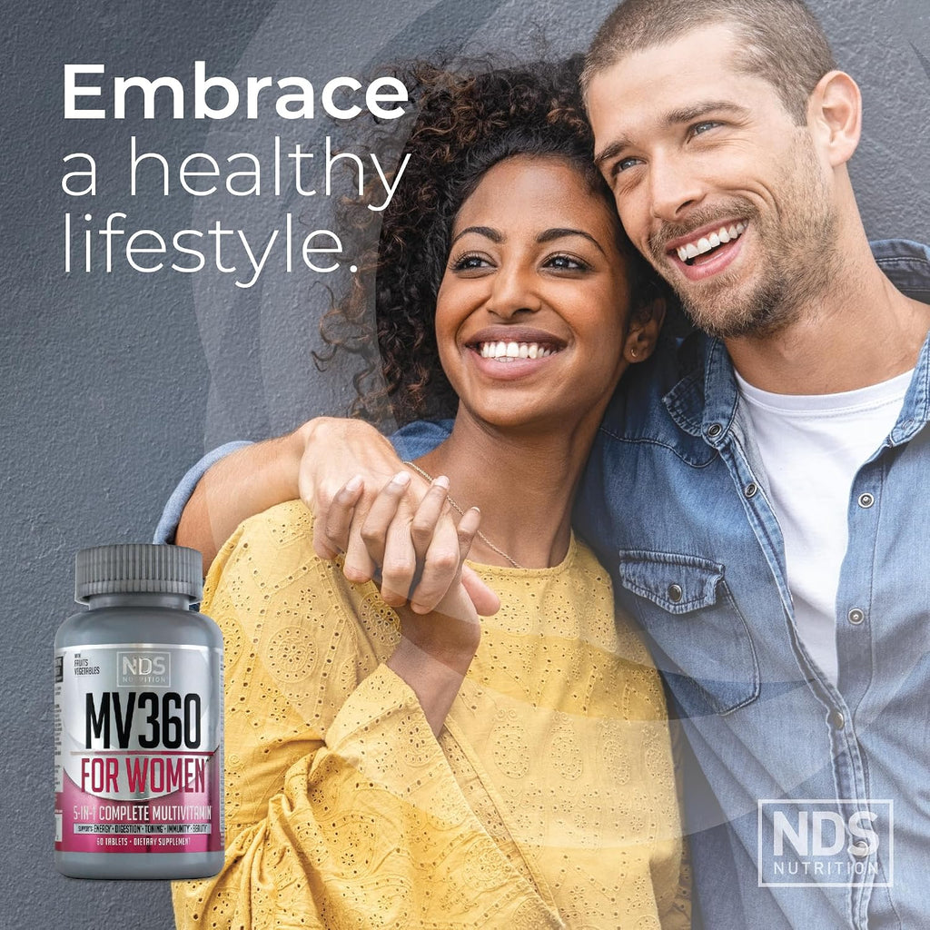 Women's Nutrition MV360 Multivitamínico Completo 5-en-1 - 60 Comprimidos