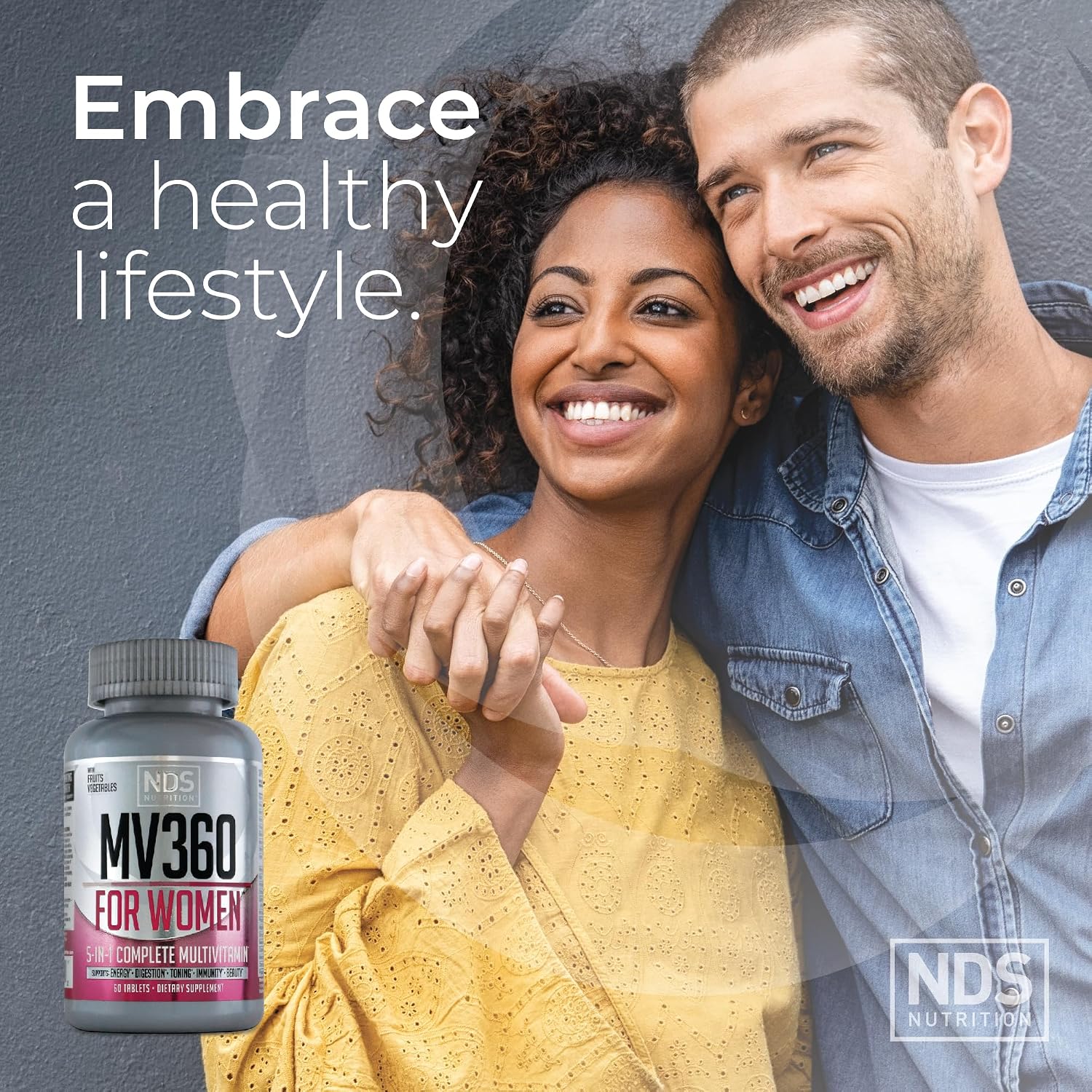 Women's Nutrition MV360 Multivitamínico Completo 5-en-1 - 60 Comprimidos