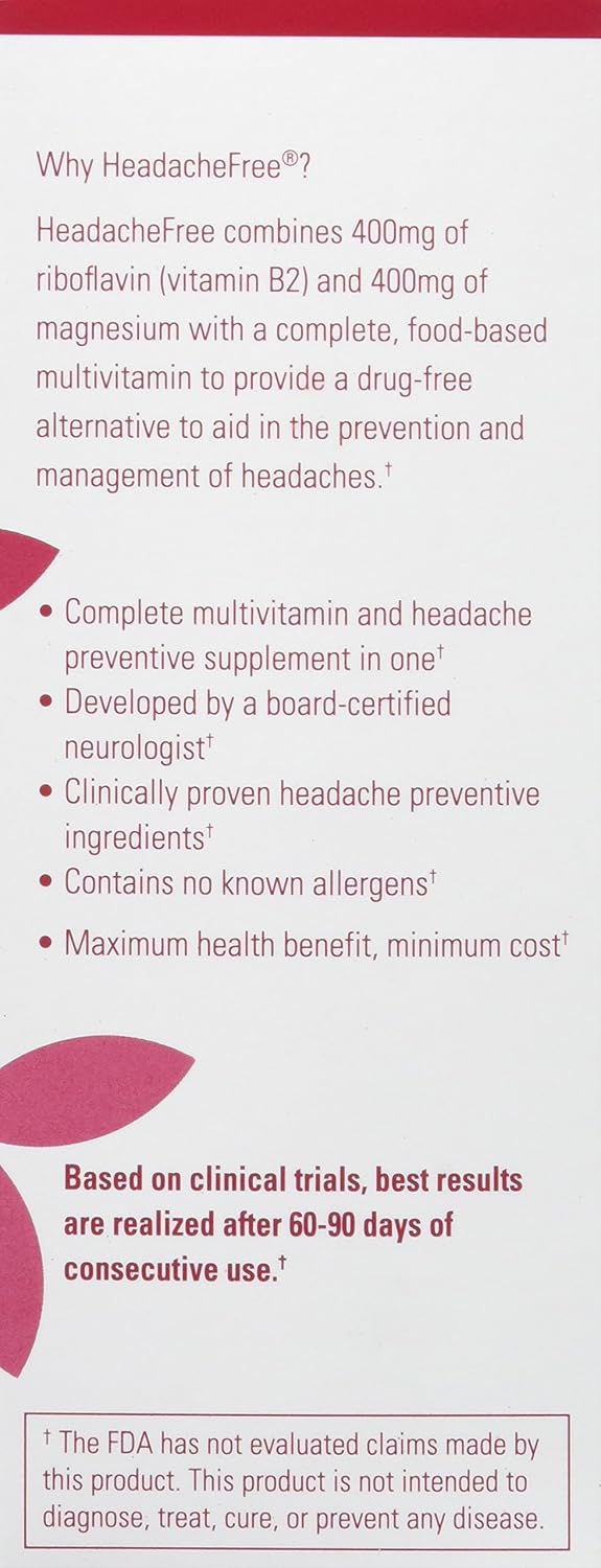 Multivitamínico HeadacheFree Completo - 60 Comprimidos
