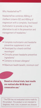 Multivitamínico HeadacheFree Completo - 60 Comprimidos