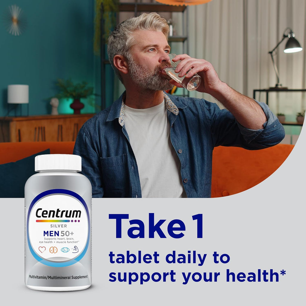 Centrum Silver Multivitamínico para Hombres 50 Plus - 100 Comprimidos