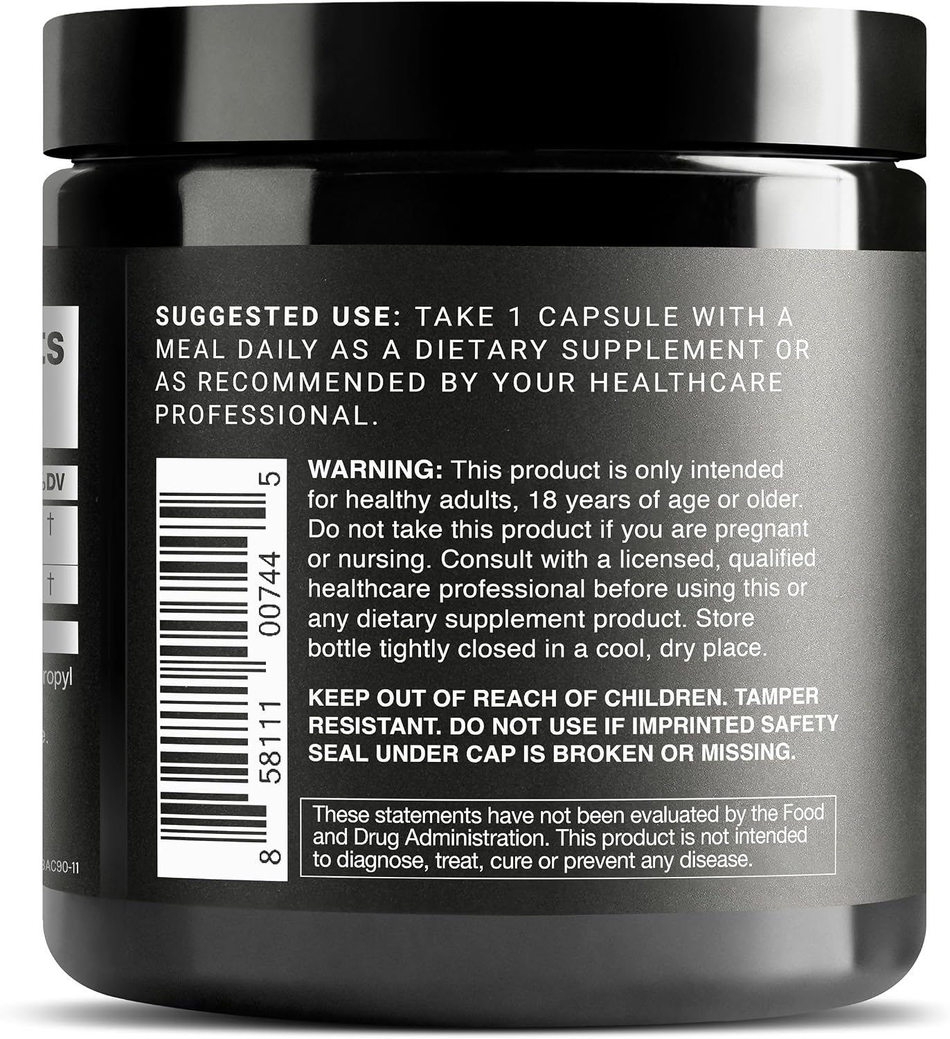Toniiq Bacopa - Extracto de Bacopa Monnieri de Alta Potencia 45:1 con 75% Bacósidos - 90 Cápsulas