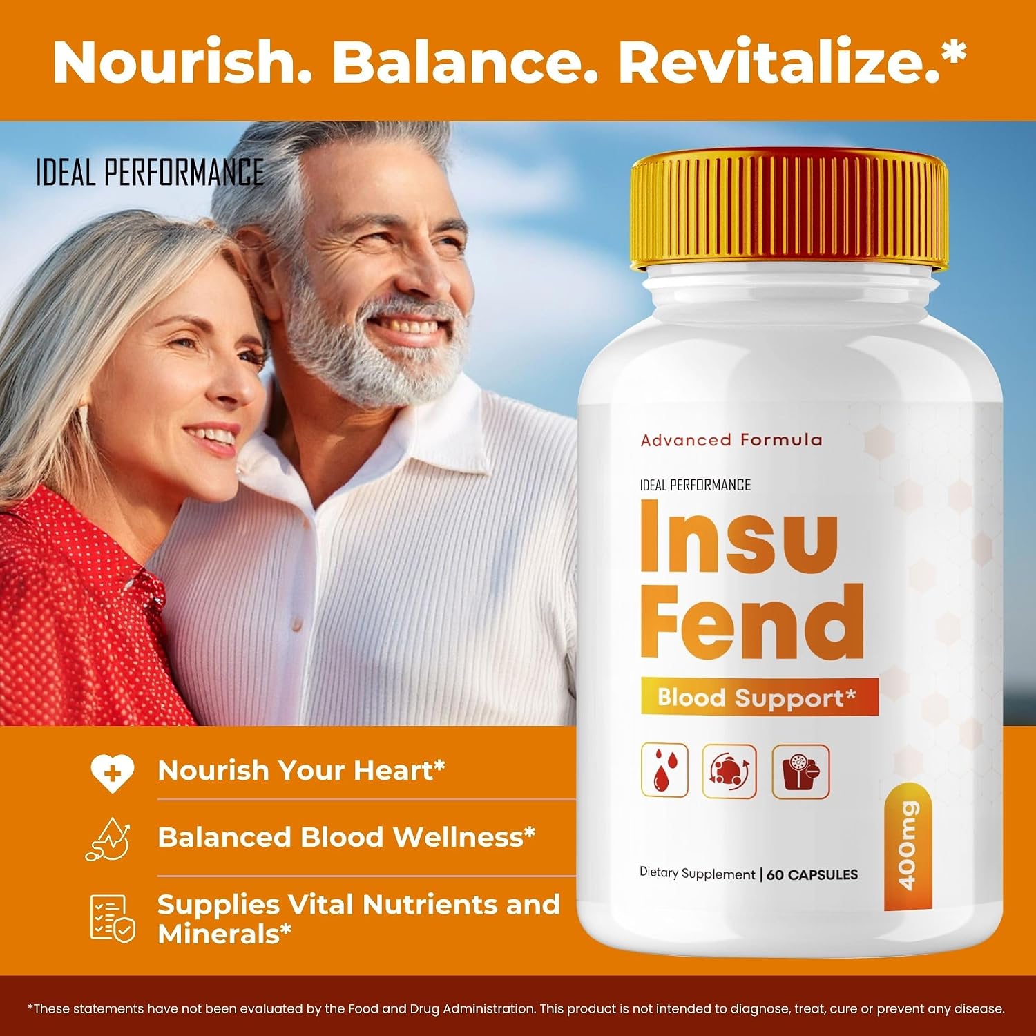 Insufend Blood Support Cápsulas - Fórmula Avanzada para la Circulación Sanguínea y Niveles Estables - 3 Paquetes