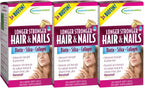 Applied Nutrition Longer Stronger Hair & Nails - Cápsulas Líquidas de Biotina, Sílice y Colágeno (Pack de 4, 240 Cápsulas - 120 Dosis)