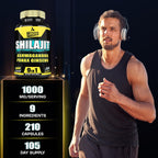 9in1 Shilajit Puro del Himalaya con Ashwagandha, Ginseng, L-Arginina y más - 210 Cápsulas