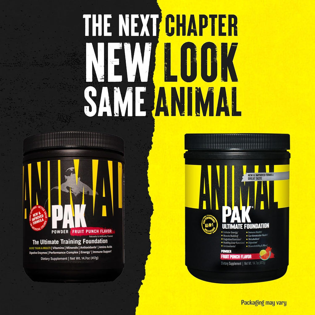 Animal Pak - Multivitamínico en Polvo Sabor Fruit Punch | 60 Dosis