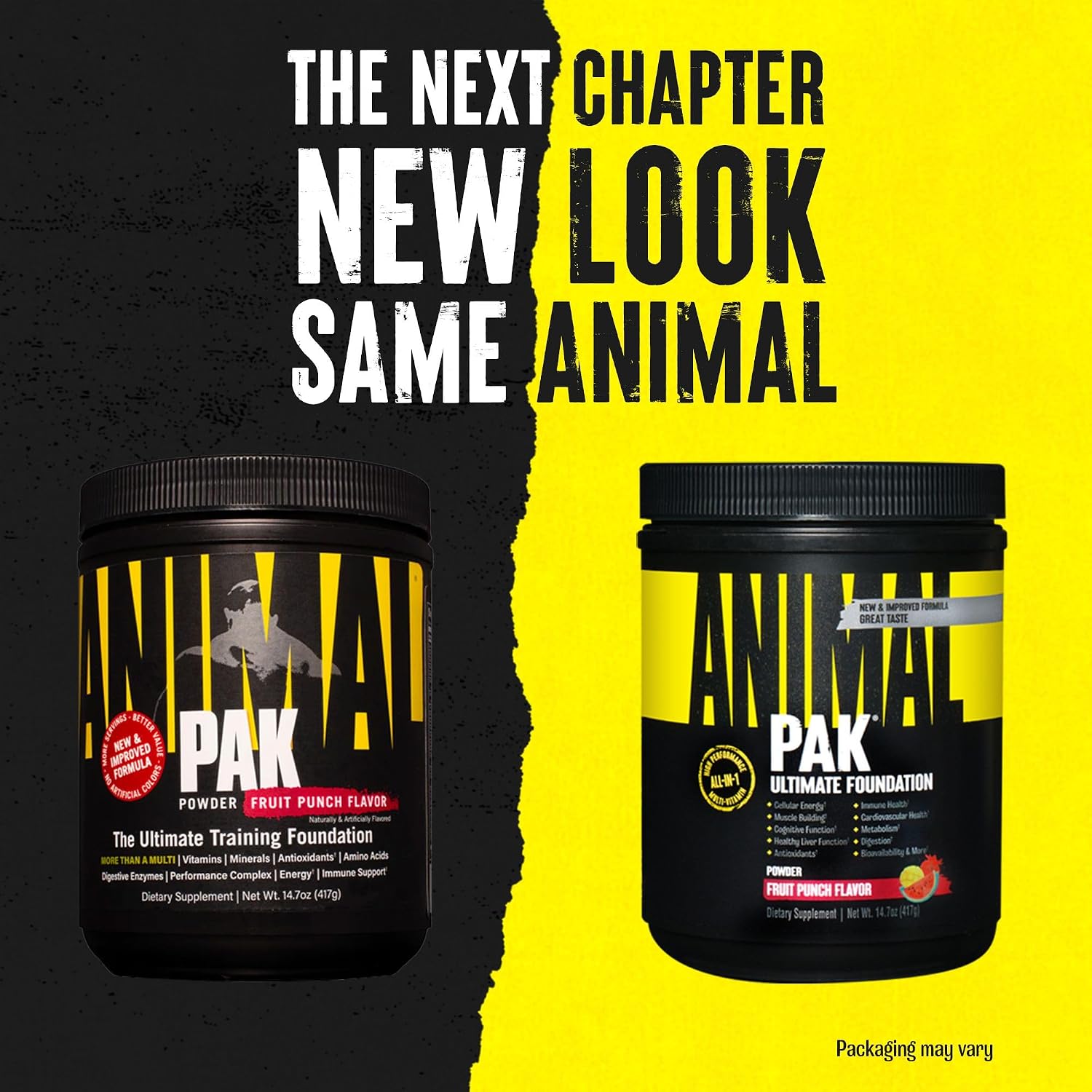 Animal Pak - Multivitamínico en Polvo Sabor Fruit Punch | 60 Dosis