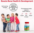 Delicious Kids Multivitamin - Multivitamínico Delicioso para Niños - 90 Gomitas Vegetarianas con Sabor a Cereza