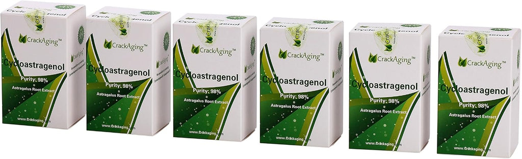 Crackaging Super-Absorption Cycloastragenol 98% - 10mg por Cápsula (180 Cápsulas)