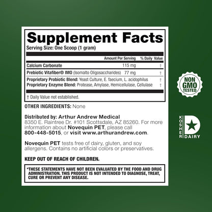Arthur Andrew Medical Novequin PET - – Favorecer la digestión de los alimentos, lo que puede traducirse en una – Image 2