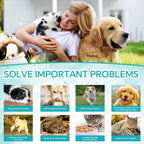 Woyamay Aceite de Cáñamo para Perros y Gatos - Rico en Omega 3, 6, 9 - Extracto Orgánico - Complemento Calmante para Mascotas (1 Pack)