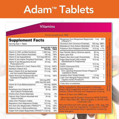 NOW Foods ADAM Superior Men's Multi, 180 Cápsulas Blandas – Image 2