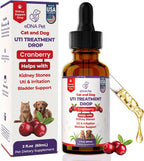 EDNA HOME Gotas de Arándano para Perros y Gatos - Suplemento Urinario (59 ml)