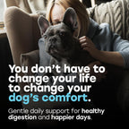 Pup Choice Probiotics para Perros - Digestión, Salud Intestinal y Heces Más Firmes | 1 Billón UFC, 6 Cepas con Calabaza, Papaya y Cúrcuma; Sabor a Ternera; 140 masticables blandos