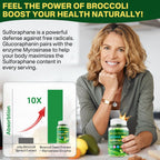 Suplemento de Sulforafano Liposomal 150 mg, Gominolas Masticables con Extracto de Semillas de Brócoli, Mirosinasa, Quercetina y Glutatión - 60 Unidades