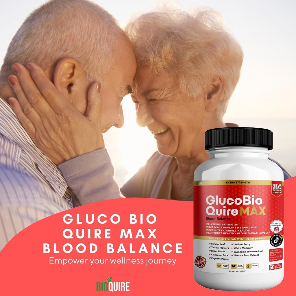 Gluco Bio Quire Max Blood Balance Ultra, 60 Cápsulas