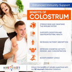 Colostro Masticable para Niños de Nurse Julie's - 120 Comprimidos - Apoyo Inmunitario y Digestivo