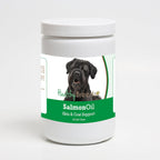 Healthy Breeds Black Russian Terrier Aceite de Salmón Masticables Blandos para Perros, 120 unidades