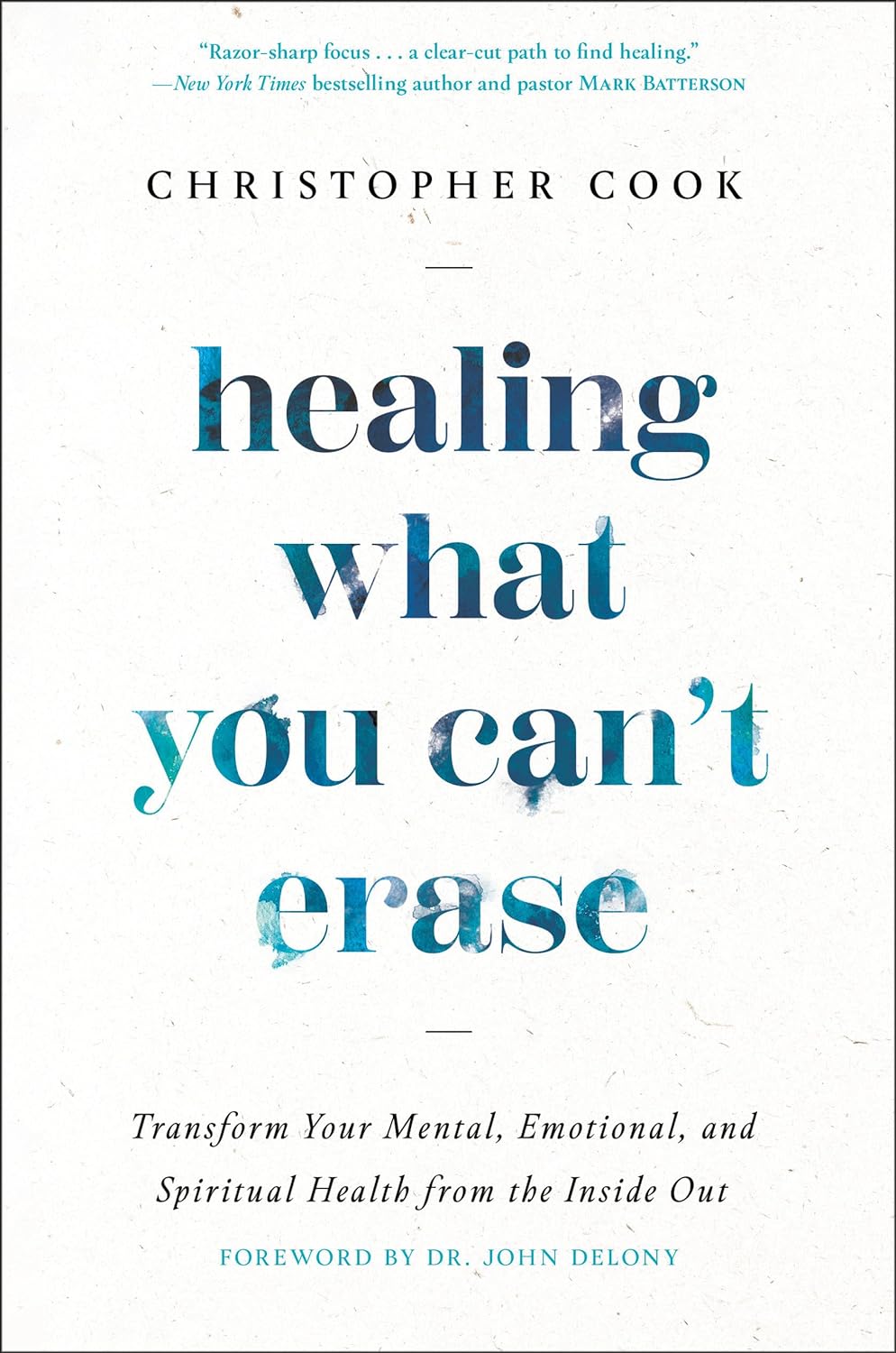 Healing What You Can't Erase: Transform Your Mental, Emotional, and Spiritual Health from the Inside Out