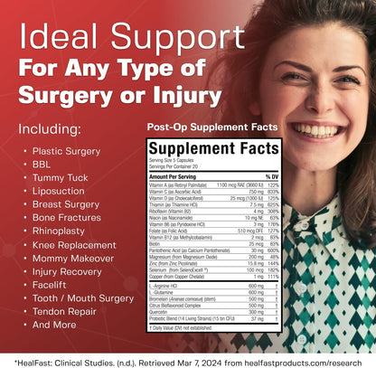 HealFast Completo para Recuperación de – Probióticos: Contribuyen a mantener el equilibrio de la flora intestinal, – Image 6