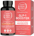 Happy Healthy Hippie Lighten Up - Complemento GLP-1 con Metabolaid y Cromo - 30 Cápsulas Veganas