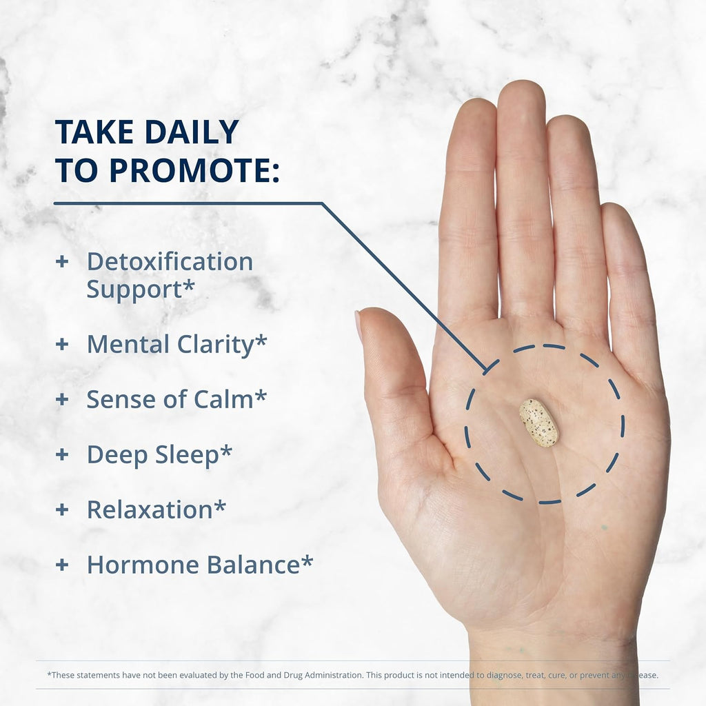 Metagenics HerWellness Recharge Overnight - Apoyo al Sueño Femenino con Magnesio Quelado, Albahaca Sagrada, Zinc y Vitamina C - 60 Comprimidos