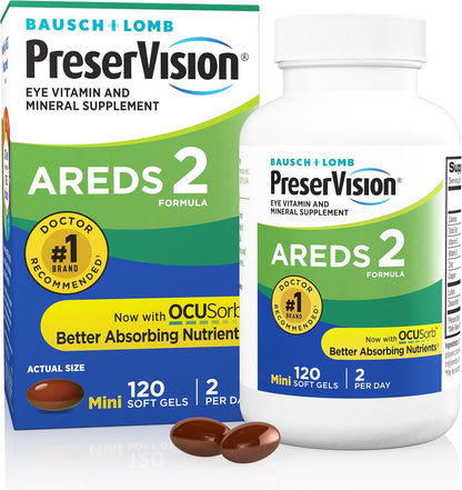 PreserVision AREDS 2 Vitaminas para los Ojos – Vitamina C: contribuye a la protección de las células frente al – Image 1