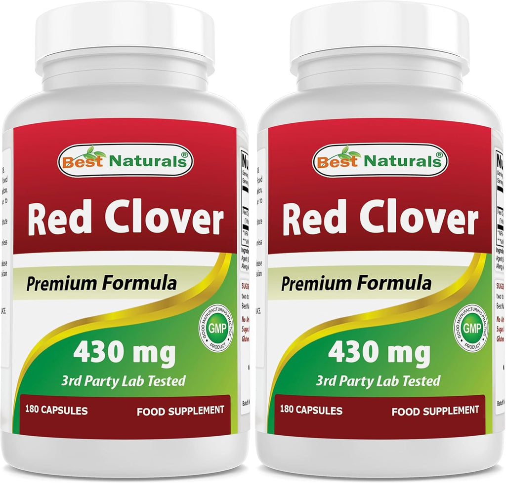 Best Naturals Trébol Rojo 430 mg - 180 Cápsulas