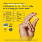 Ritual Multivitamínico para Hombres 18+ - Zinc, D3, B12, A, K2 - 60 Cápsulas (30 Dosis) - Vegano