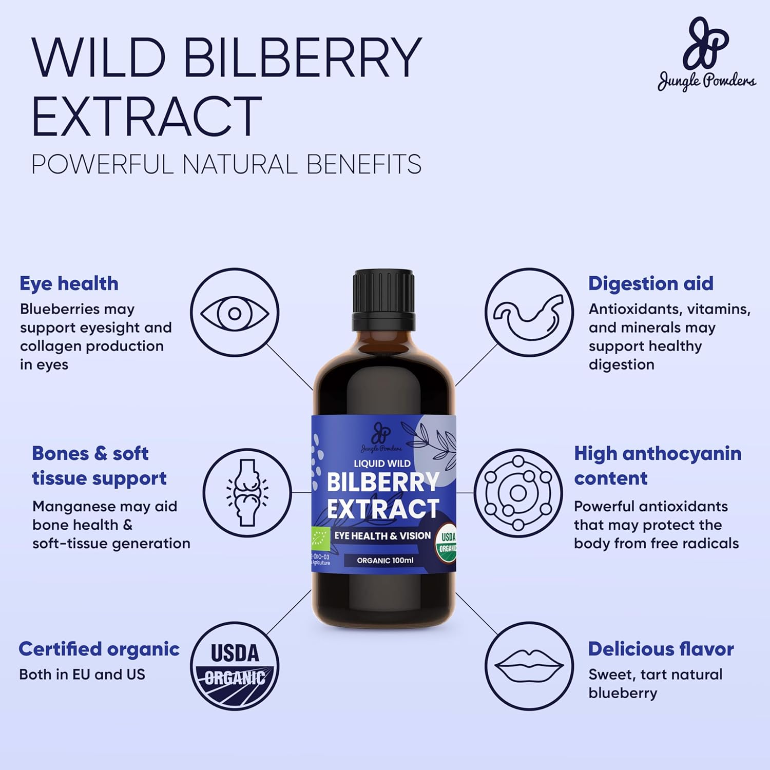 Extracto de Arándano Silvestre Ecológico - 2x100ml (Pack de 2)