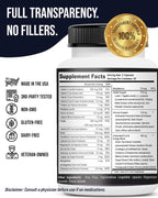 Elite Vitals – Multivitamínico Diario para Hombre con Vitamina B12, Zinc, Saw Palmetto y 20+ Vitaminas – 60 Cápsulas