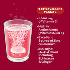 Airborne Vitamina C 1000 mg Efervescente, Sabor Very Berry, 10 Comprimidos (Pack de 3)