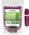 Cápsulas Vacías Veganas Tamaño 1 - 500 uds - XPRS Nutra (Zanahoria Morada)