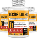NuBest Doctor Taller - Fórmula de Crecimiento en Altura - Con Calcio, Vitamina D3, K2, Aminoácidos y Hierbas para Niños (8+) - Pack 3 Meses