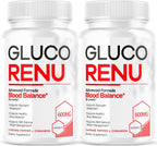 Gluco Renu Cápsulas (2 Paquete) - Suplemento Premium para el Apoyo Diario