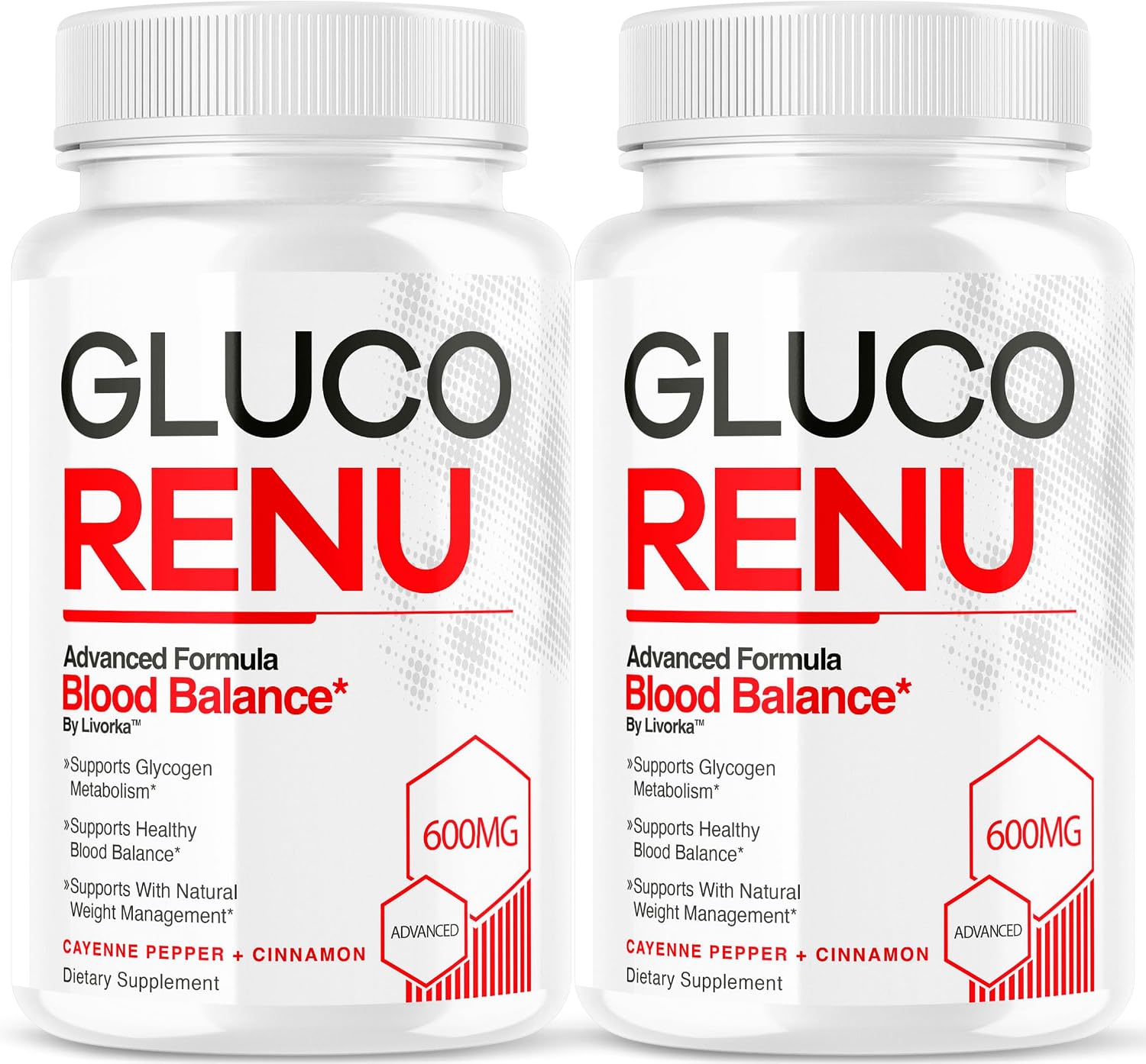 Gluco Renu Cápsulas (2 Paquete) - Suplemento Premium para el Apoyo Diario