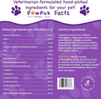 PawPuk Paws Suplemento Hepático y Renal para Perros con SAM-e, Silimarina, NMN y CoQ10