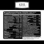 Kaya Naturals - Nootropic Brain Booster - Apoyo para Memoria y Concentración - 60 Cápsulas