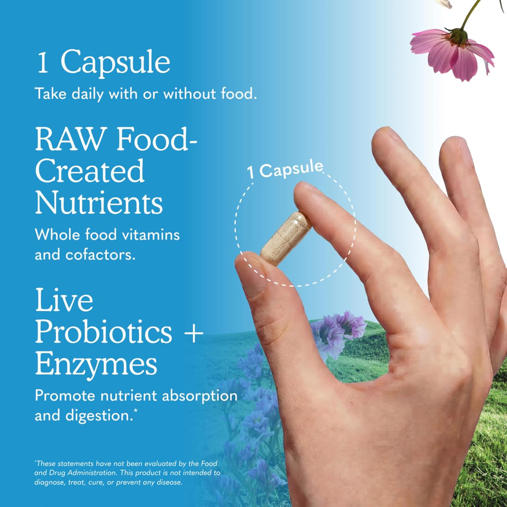Garden of Life Vitamin Code RAW ONE Multivitamínico Diario para Hombres con Alimentos Integrales y Probióticos, 75 Cápsulas