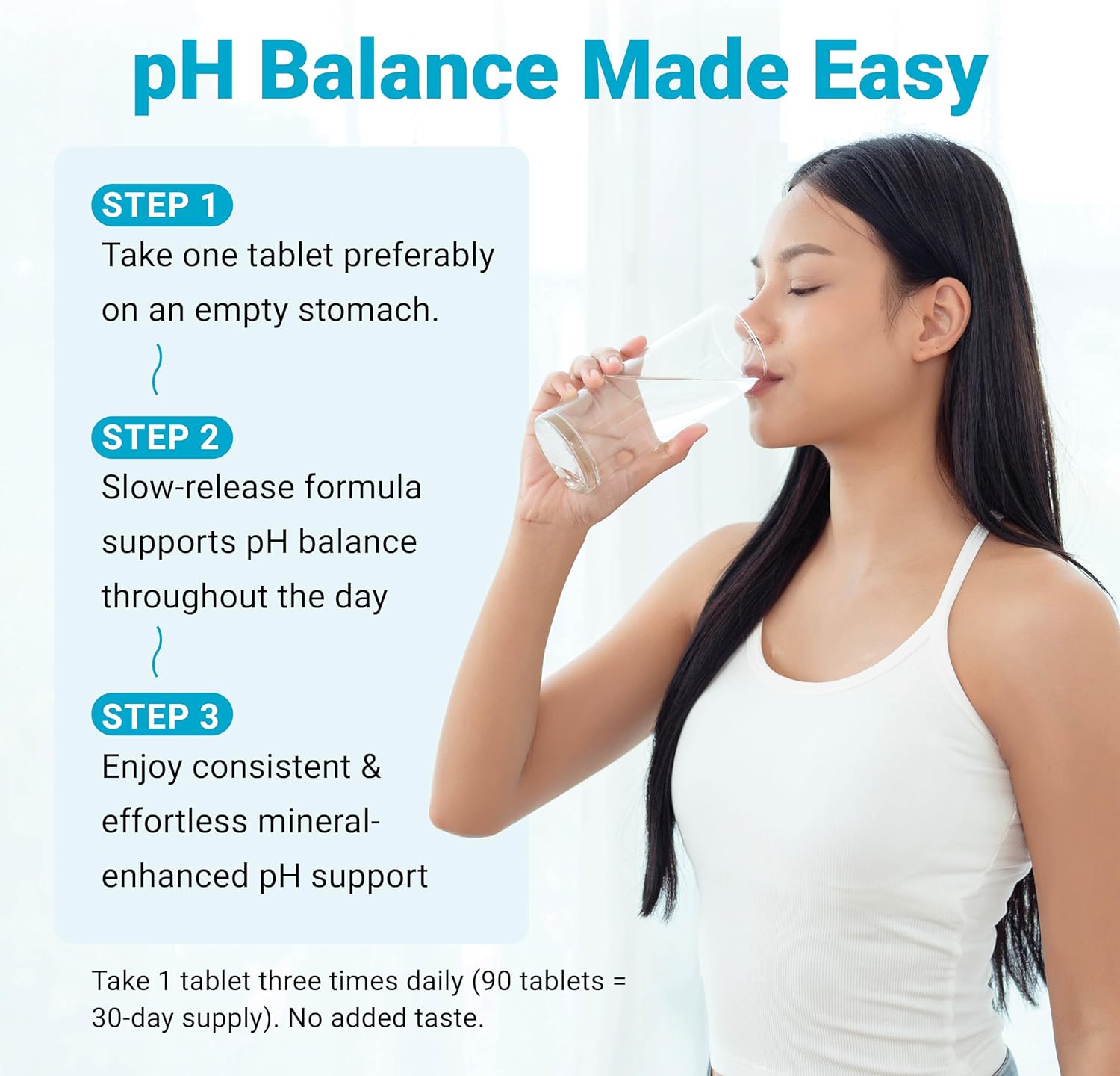 Alkalife pH Balance Tablets, 90 Comprimidos - Suplemento Mineral Alcalino