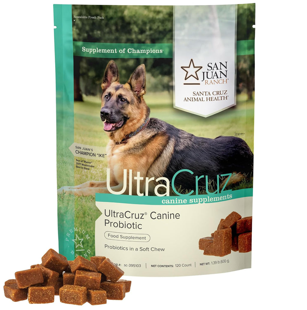 UltraCruz Probiótico Canino, 120 masticables