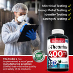 FITO MEDIC'S Lab L-Teanina 400 mg, 300 Cápsulas