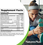 NaturesPlus Mega B-150 (90 comprimidos, lote de 2) - Complejo B equilibrado - Fórmula de liberación sostenida - Vegetariano, sin gluten - 180 dosis totales