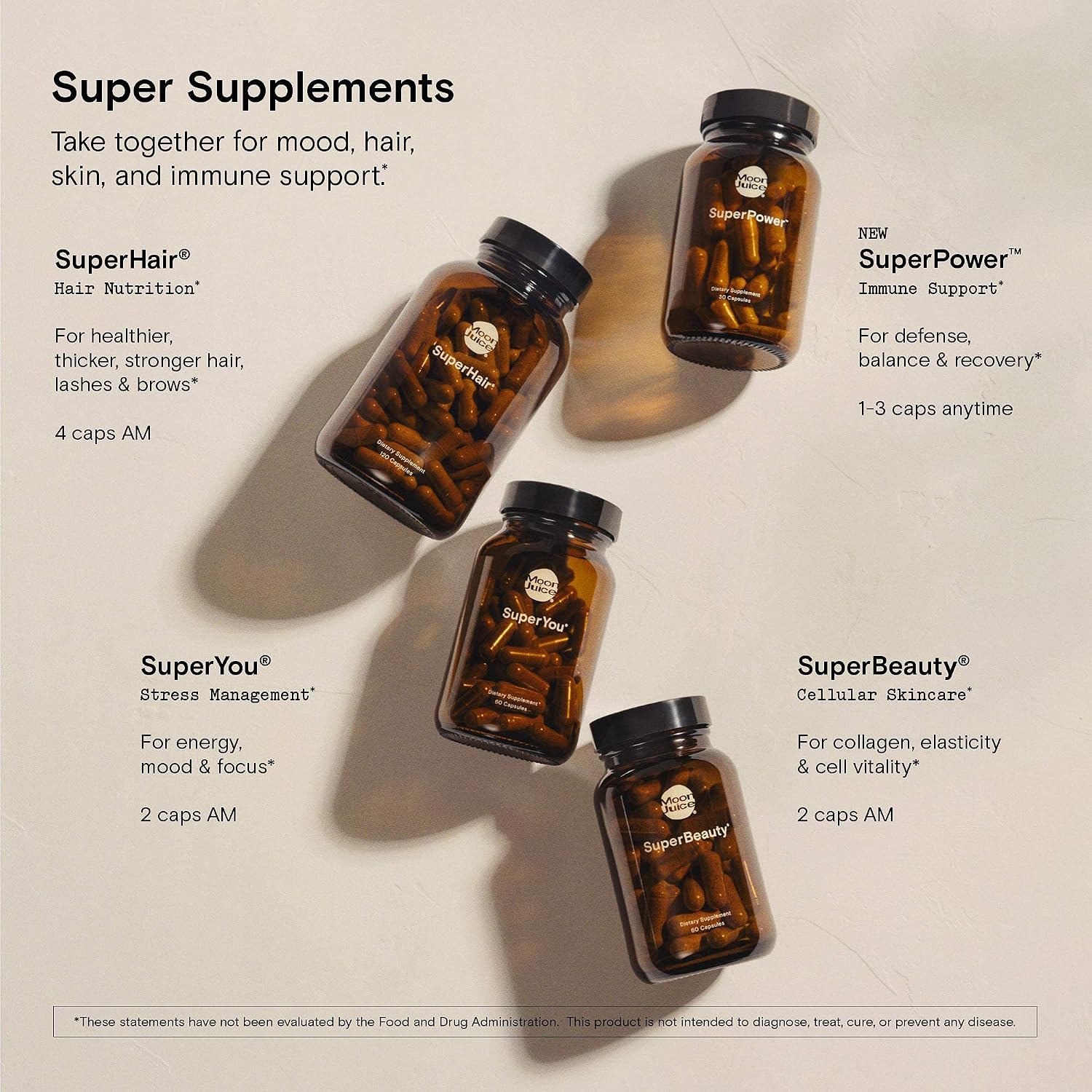 Moon Juice Superpower Immune Support - 30 Cápsulas