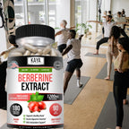 Kaya Naturals Berberina HCL 1200 mg - 180 Cápsulas Vegetarianas
