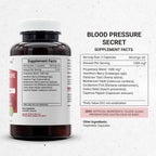 Secrets of the Tribe - Fórmula para la presión arterial y circulación saludable, Mezcla de suplementos herbales (120 cápsulas)