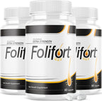 IDEAL PERFORMANCE Folifort Hair Growth - Complemento Alimenticio para el Cabello, 180 Cápsulas (3 Paquetes)