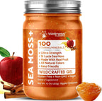 Irish Sea Moss Gel - Wildcrafted Seamoss Gel - Sabor Piña y Mango - 283 g