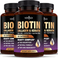 NEW AGE Biotina con Colágeno, Queratina y Ácido Hialurónico - 270 Cápsulas